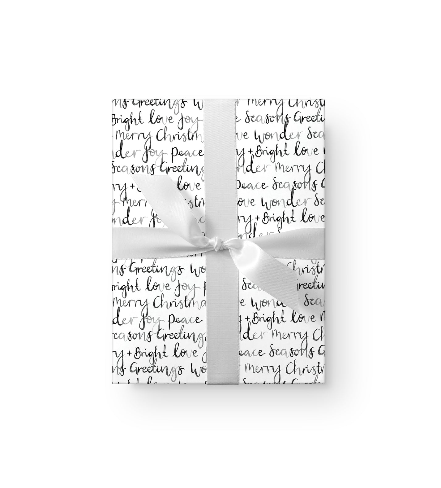 Christmas Script Gift Wrap