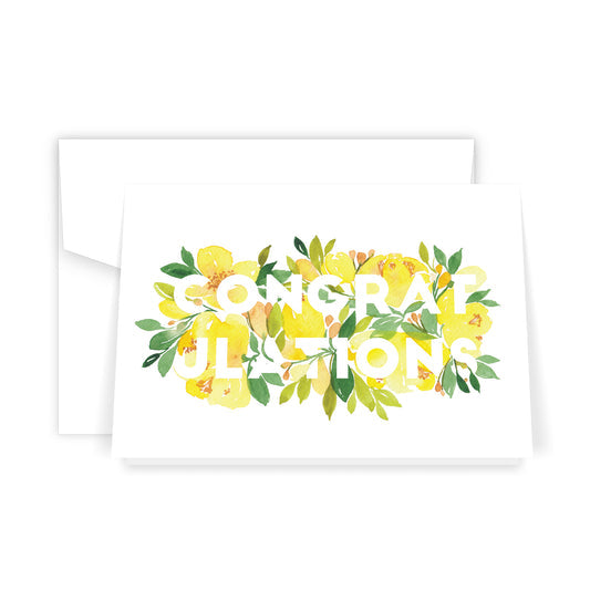 Congratulations Florals Card (6)