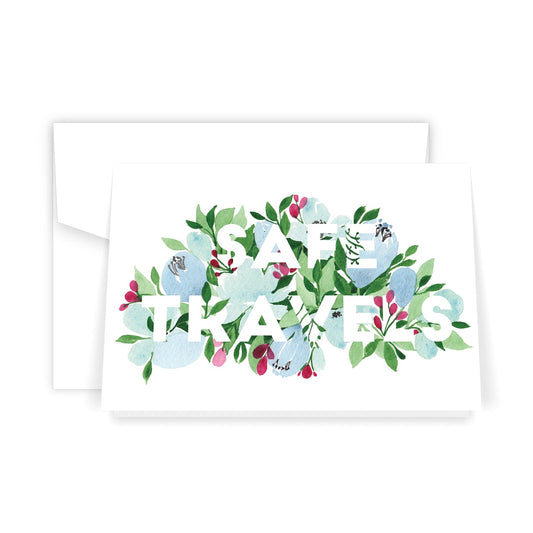 Safe Travels Florals Card (6)
