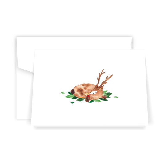 Sleeping Reindeer Card (6)