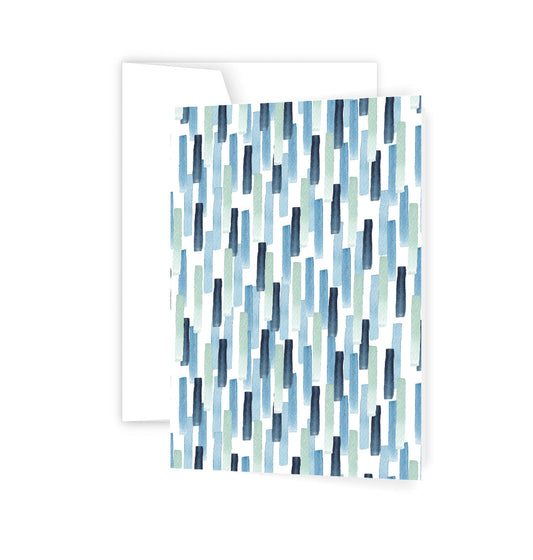 Blue Stripes Card (6)