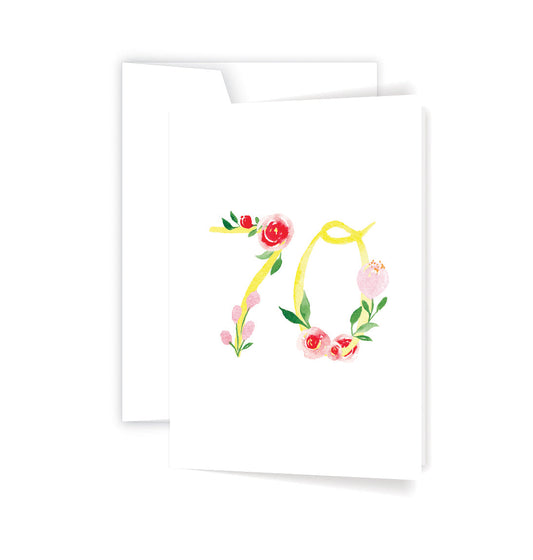 Floral 70 Card (6)