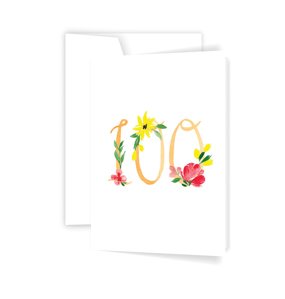 Floral 100 Card (6)
