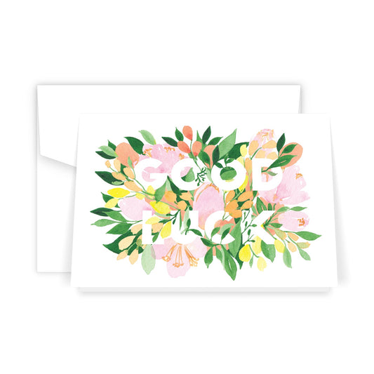 Good Luck Florals Card (6)