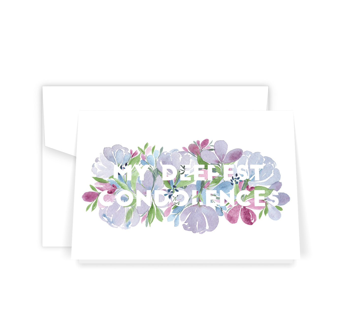 Floral Condolences Card (6)
