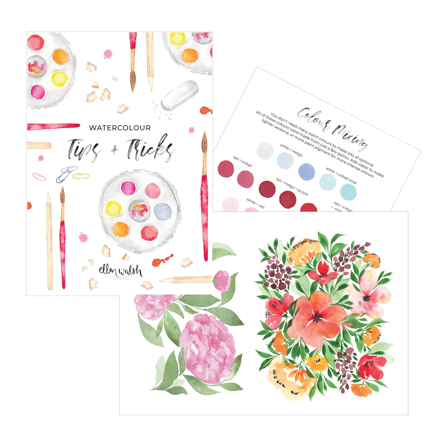Floral Art Prints - Watercolour Kit (1)