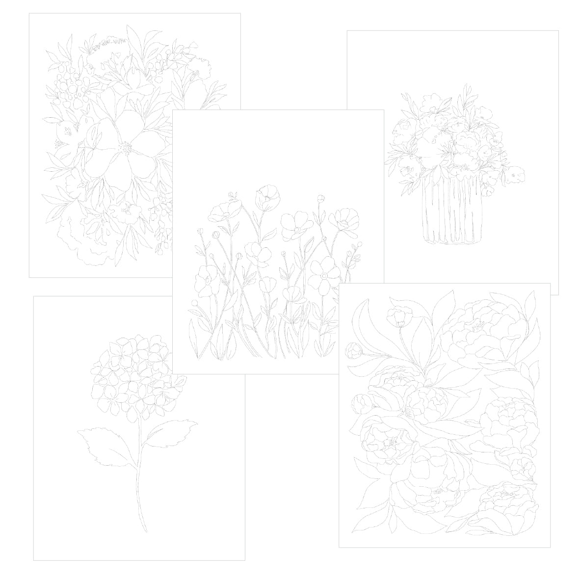 Floral Art Prints - Watercolour Kit (1)