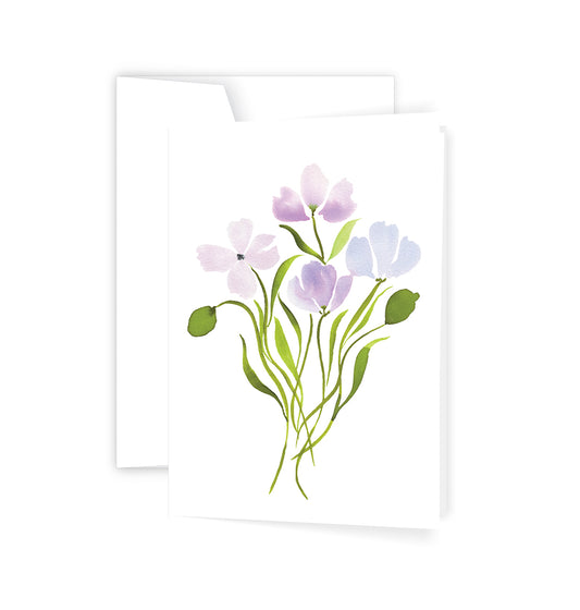 Lilac Flowers Card (6)